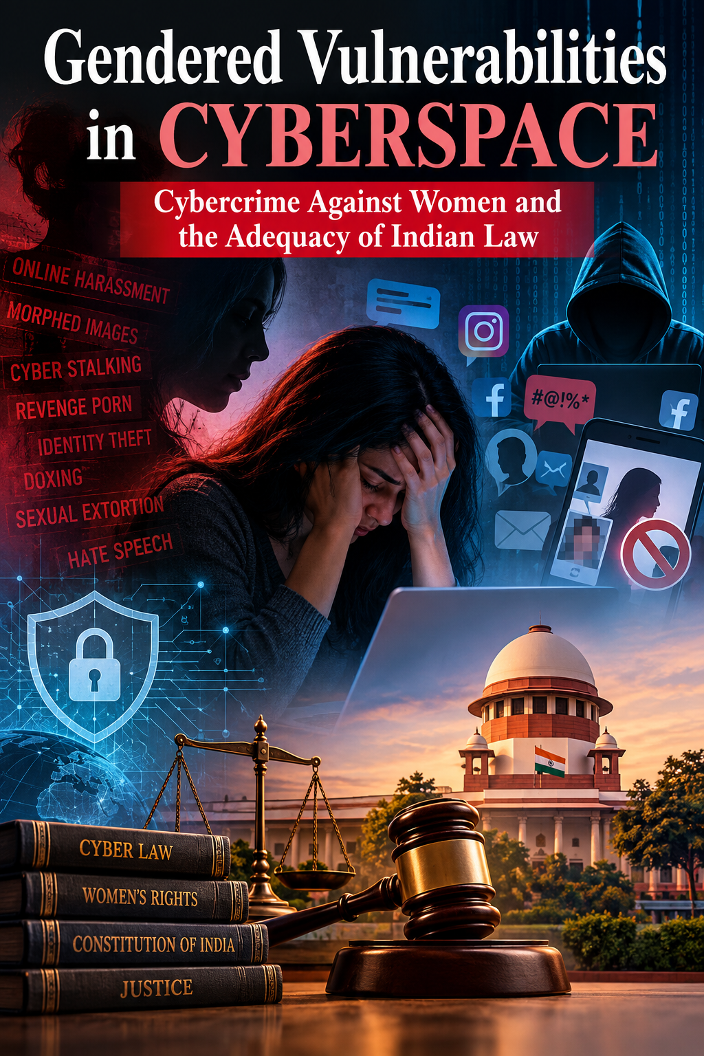 “Gendered Vulnerabilities in Cyberspace: Cybercrime Against Women and the Adequacy of Indian Law”